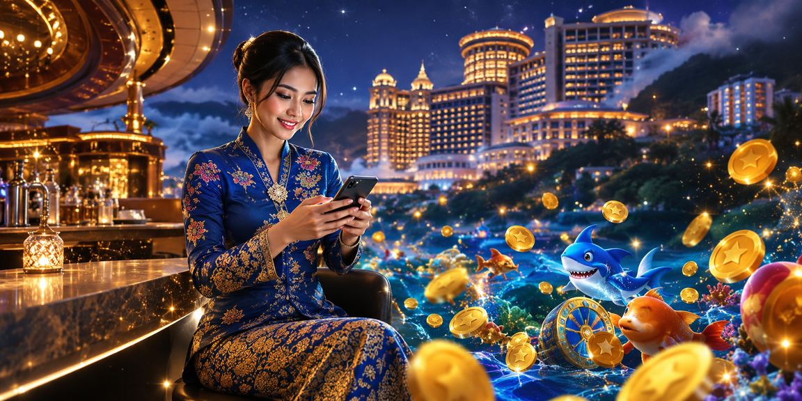 Permainan memancing di Genting Highlands dengan paparan cantik berinspirasikan budaya Melayu