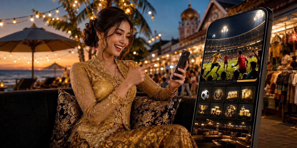 Pengguna Malaysia menggunakan platform mint33 melalui telefon mudah alih untuk permainan kasino